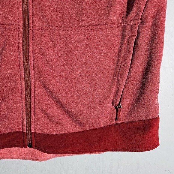 ExOfficio Dri Release Fleece Zip Vest Women's L Heather Pink Red - Picture 3 of 9